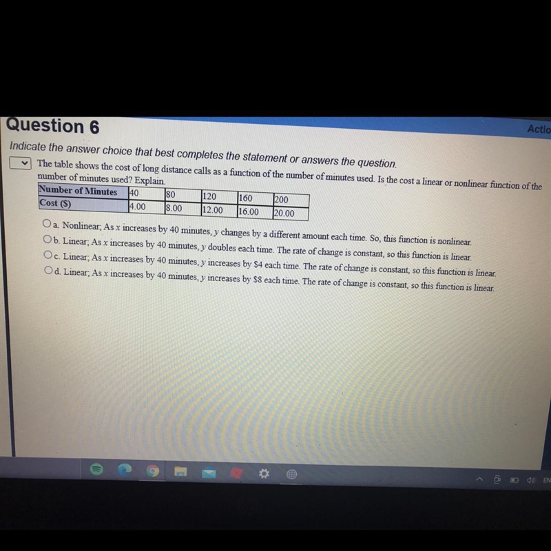 Indicate the answer choice that best completes the statement or answers the question-example-1