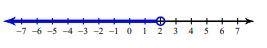 2 is a solution for True or False-example-1