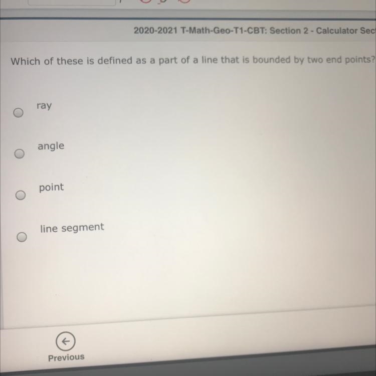 HURRY PLEASE 2020 2021 T-Math-Geo T1-CIT: Section 2 - Calculator Section Which of-example-1