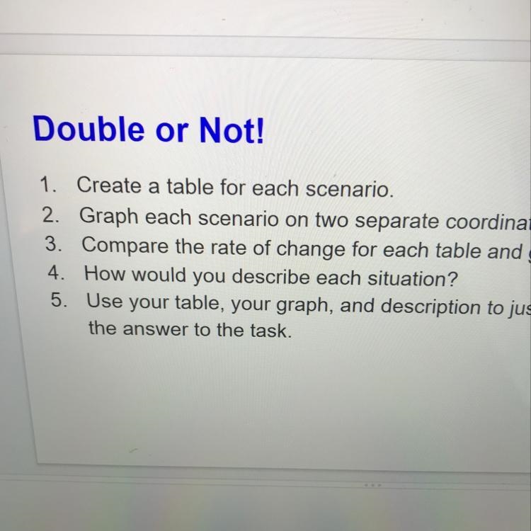 Would you rather work seven days at $20 per day or be paid $2 for the first day and-example-1