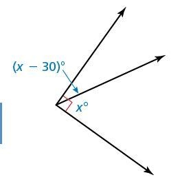 PLEASE. Tell whether the angles are complementary or supplementary. Then find the-example-1