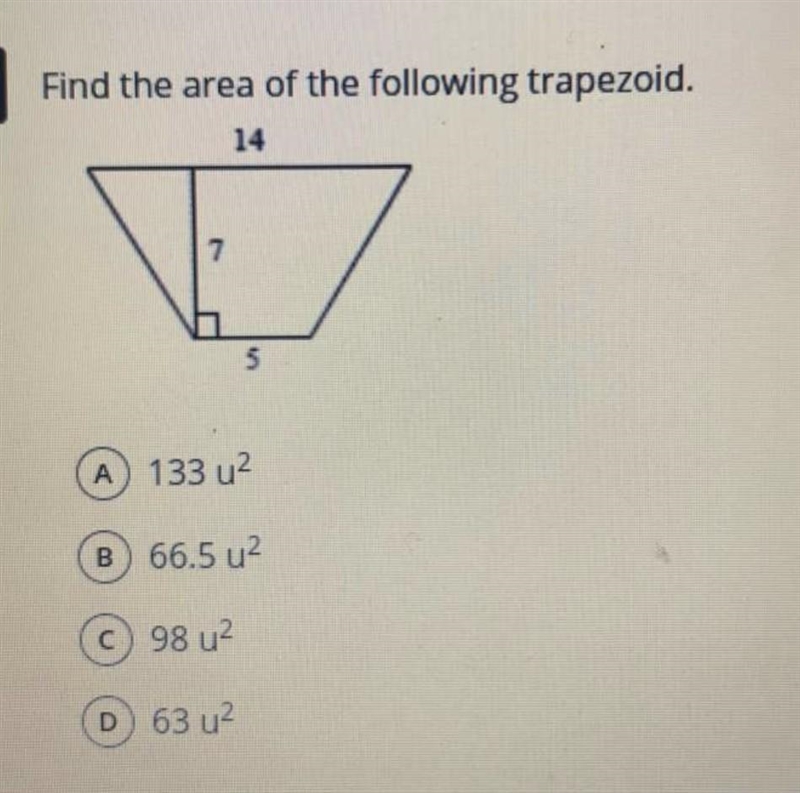 Find the following area of this trapezoid.​-example-1