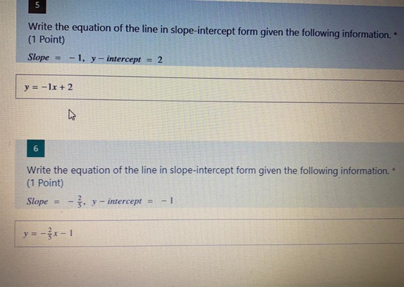 Can someone help me out or tell me if I’m right or wrong on both problems !-example-1