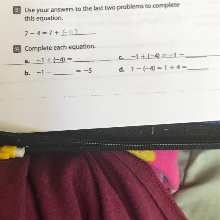 Complete each equation for A, B, C, and D. (Number 4)-example-1