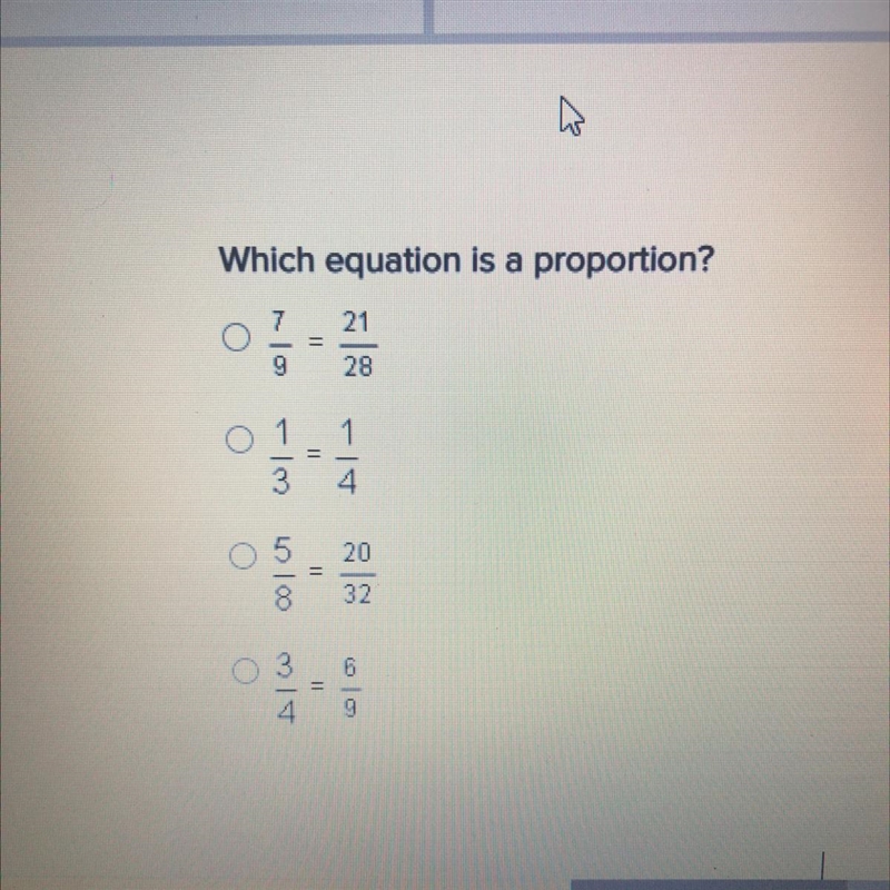 Which equation is a proportion-example-1