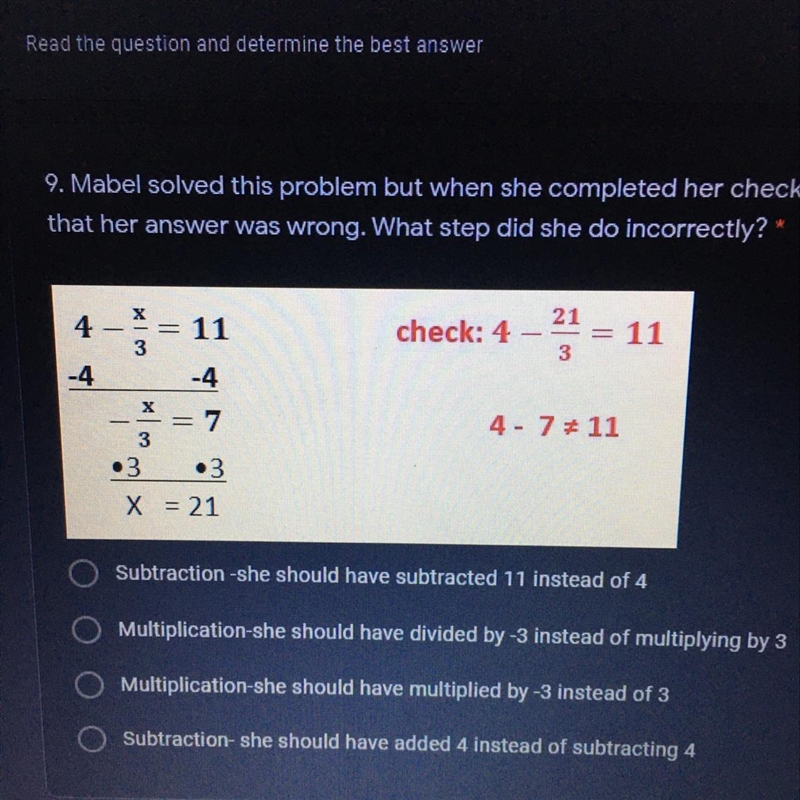 Mabel solves this problem but when she completed her check, she found out that her-example-1