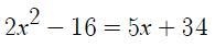 What are two solutions of x-example-1