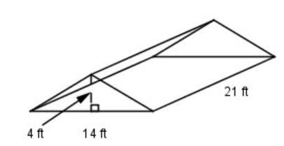 What is the volume of the triangular prism to the nearest whole unit?-example-1