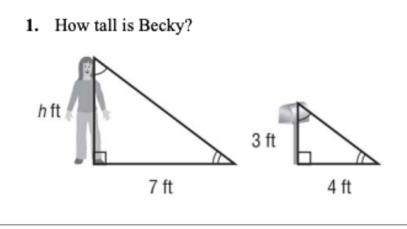 I'm stuck. how tall is Becky-example-1