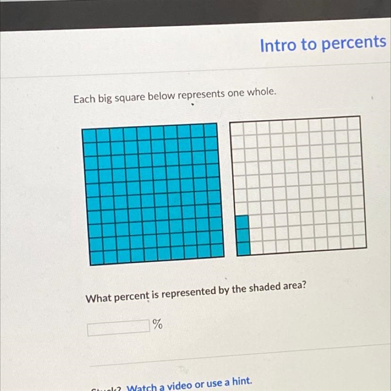 Each big square below represents one whole.-example-1