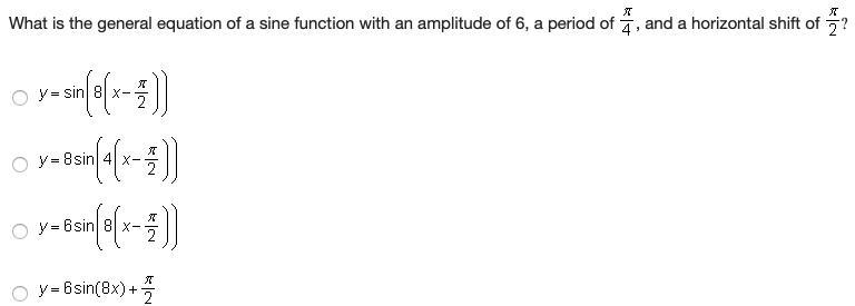 What is the general equation of a sine function with an amplitude of 6, a period of-example-1