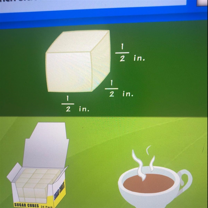 What is the volume of a cube with inch sides? 2 1-example-1