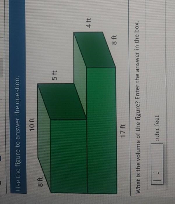 10 ft 8 ft 5 ft 4 ft 8 ft 17 ft What is the volume of the figure? Enter the answer-example-1