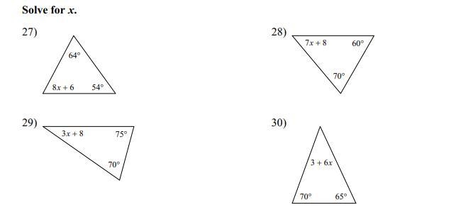 Solve for X geometry-example-1