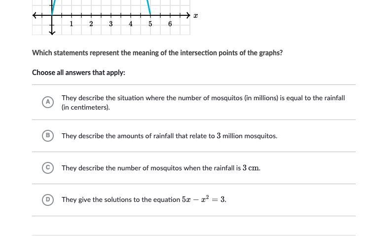 An entomologist can model the number of mosquitos in a forest as a function of rainfall-example-2