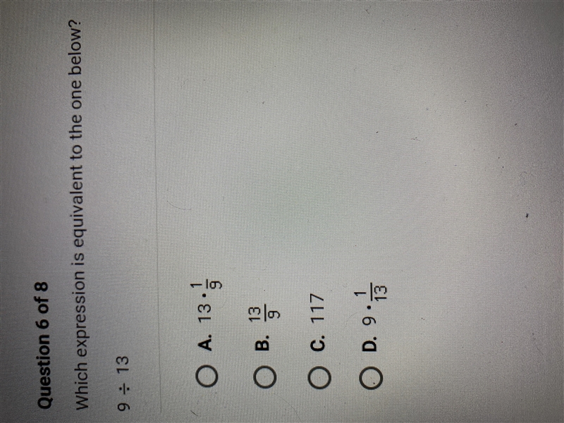 Which expression is equivalent to the one below?-example-1