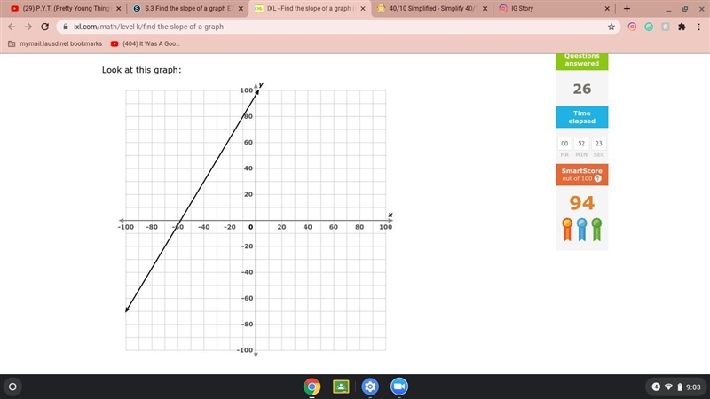 what's the slope? Simplify your answer and write it as a proper fraction, improper-example-1