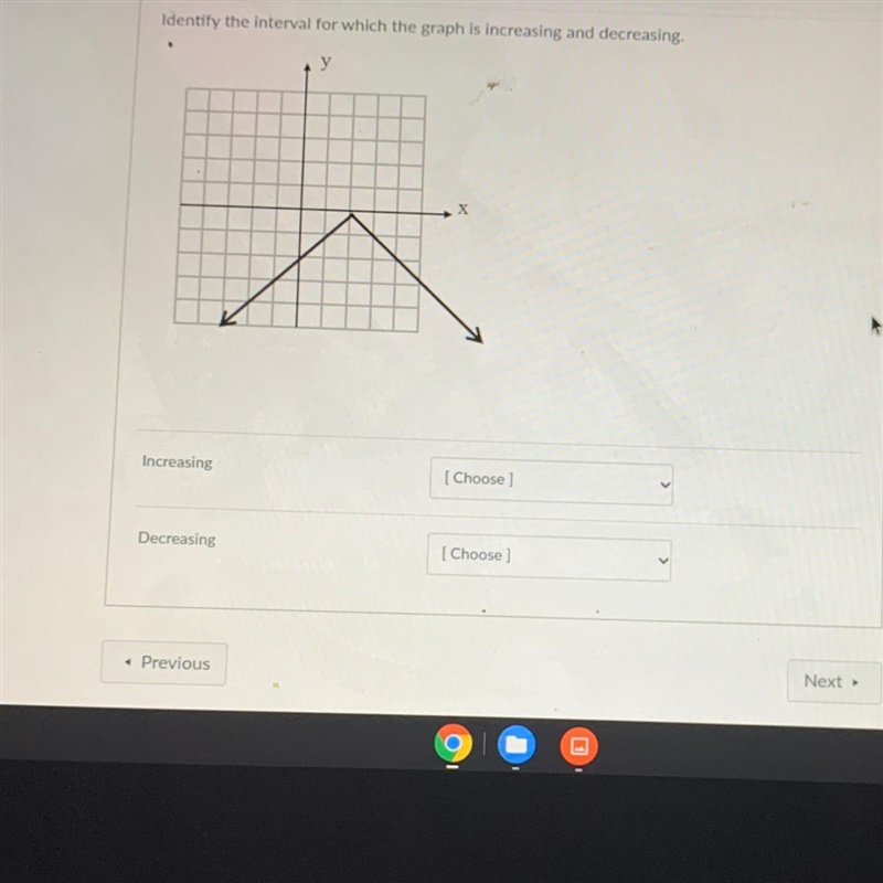 May someone please help me find the increasing and decreasing-example-1