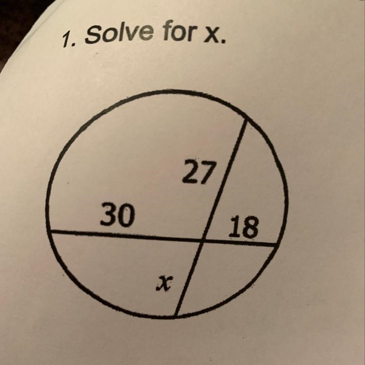 1. Solve for x. Need help in math-example-1