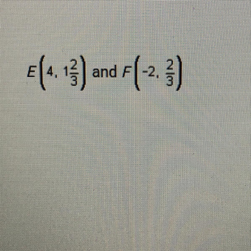 Find the slope of the line that passes through the following points (show work) E-example-1