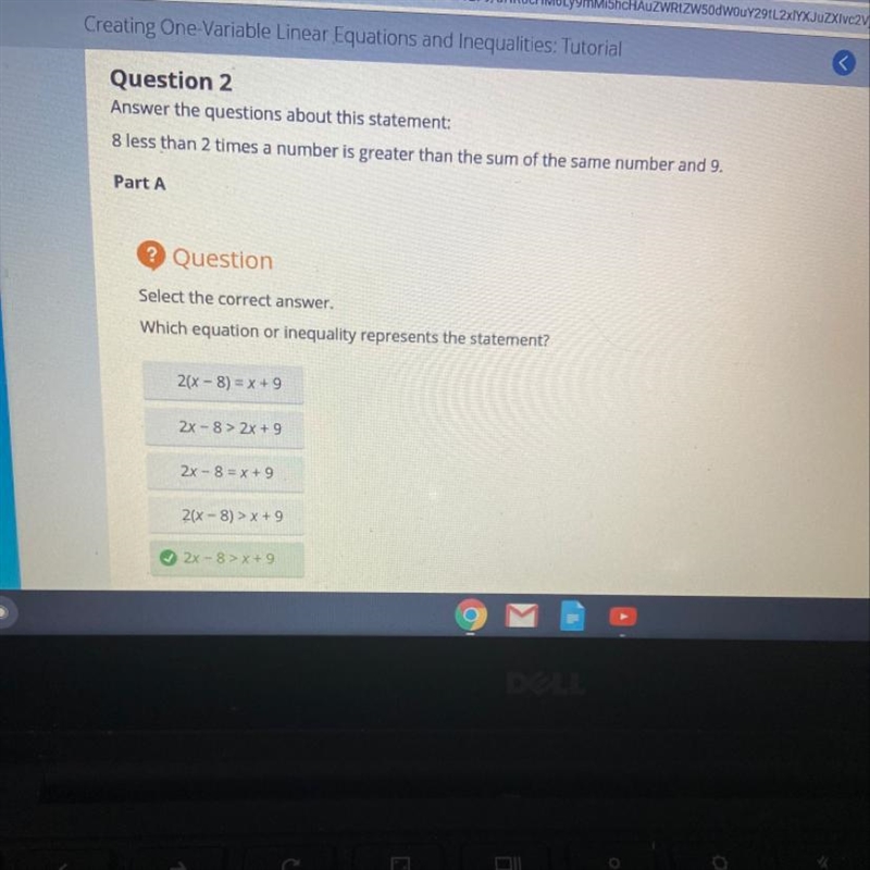 NEED HELP ASAP !!! Part C solve the equation or inequality for the unknown number-example-1