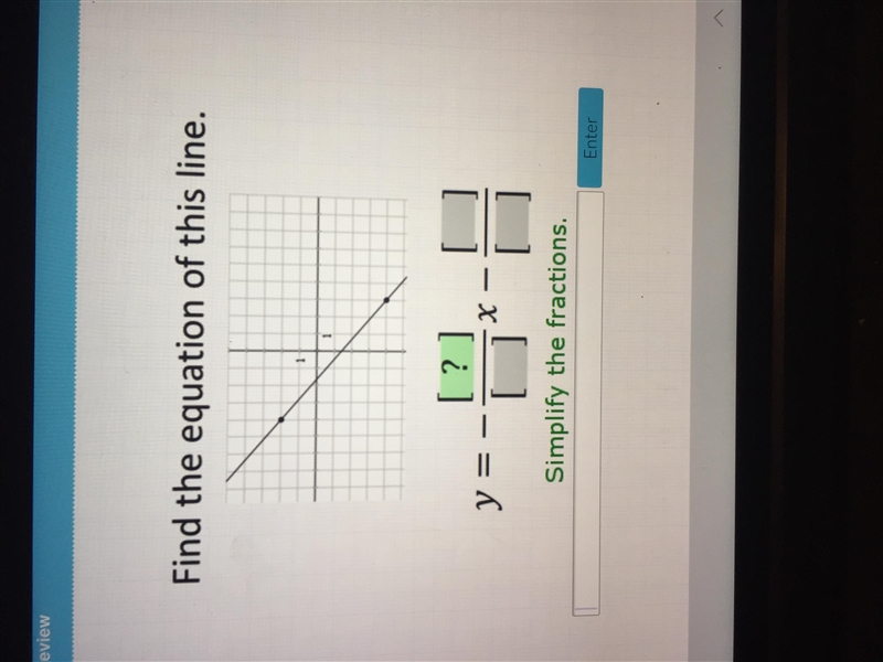 Find equation of this line.-example-1