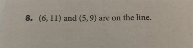 Use the information given to write an equation in standard form (If possible please-example-1