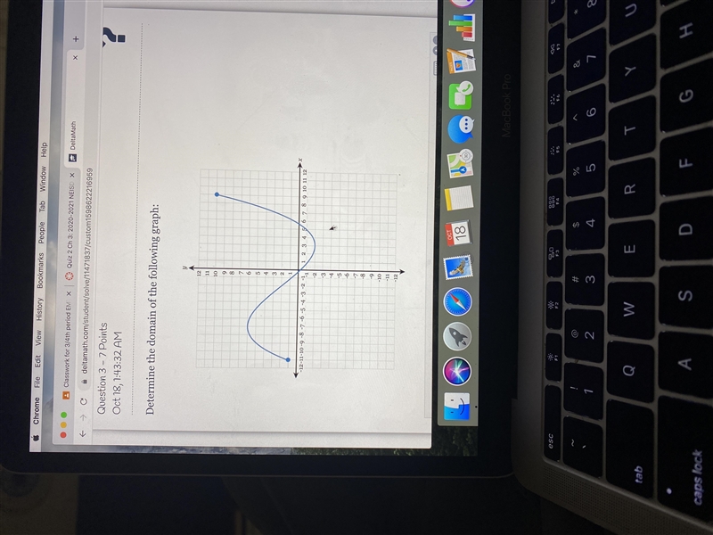 Determine function of the following graph-example-1