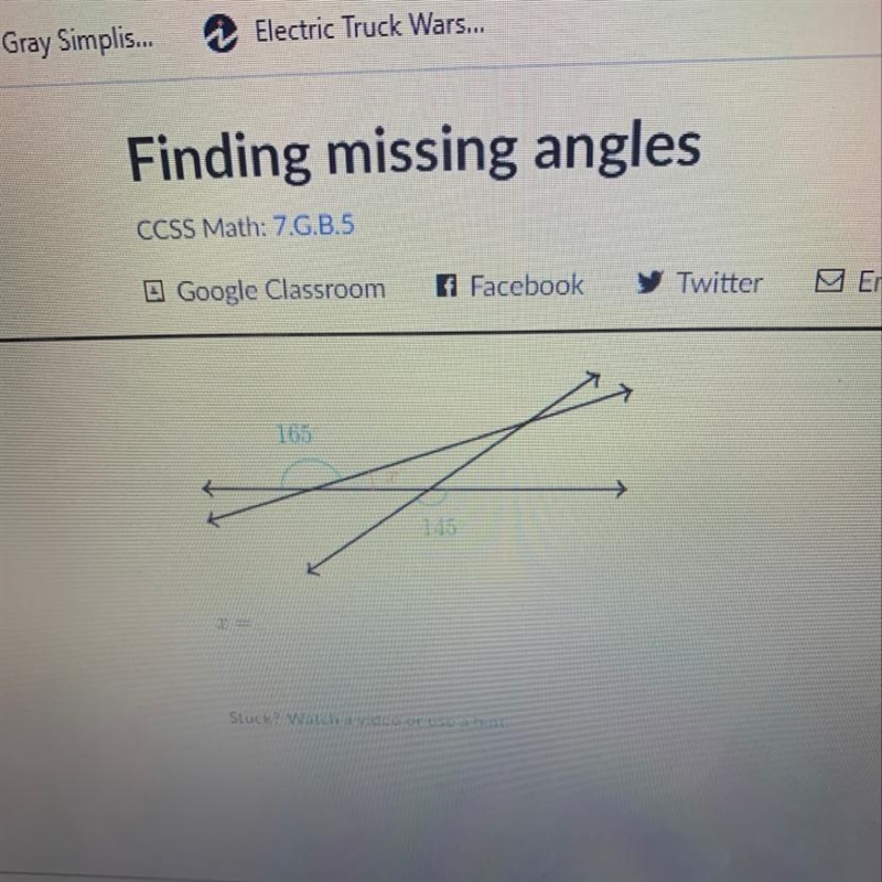 Finding missing angles-example-1