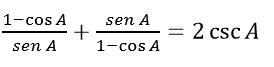 Prove using the trigonometric identities the following equation-example-1