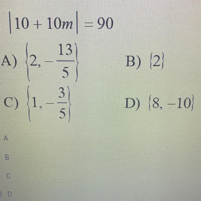 |10 + 10m|=90 Help please --example-1