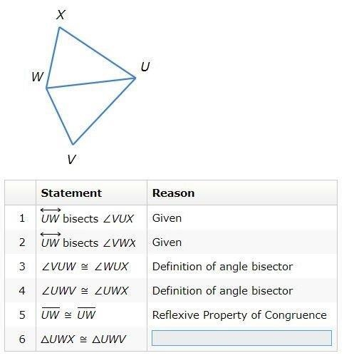 Complete the proof Prove: angle UWX = angle UWV-example-1