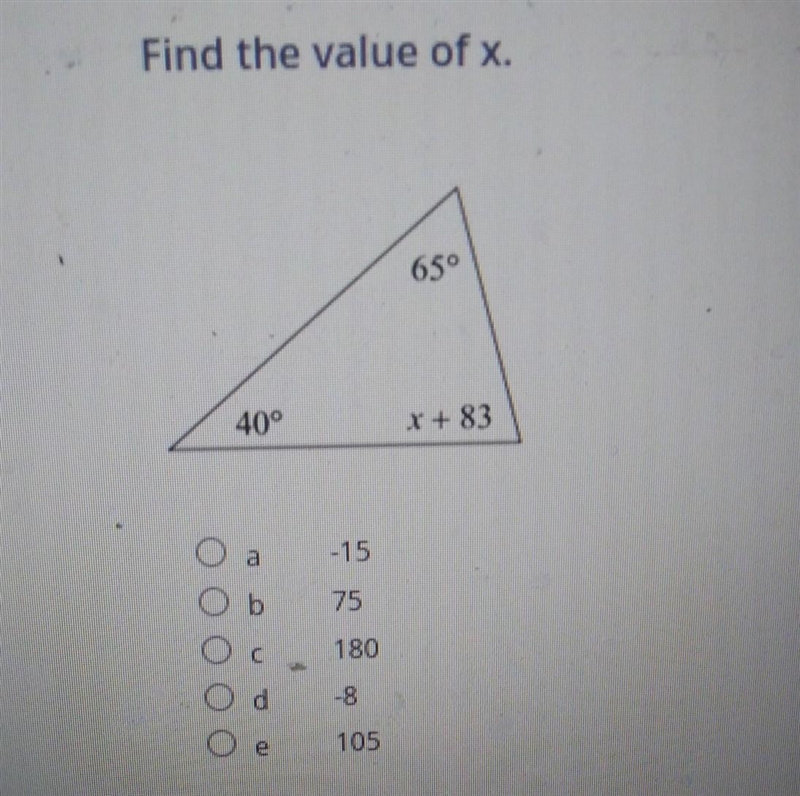 Please help me Find the value of x.​-example-1