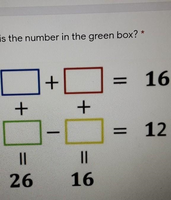 What's the number in the green box​-example-1