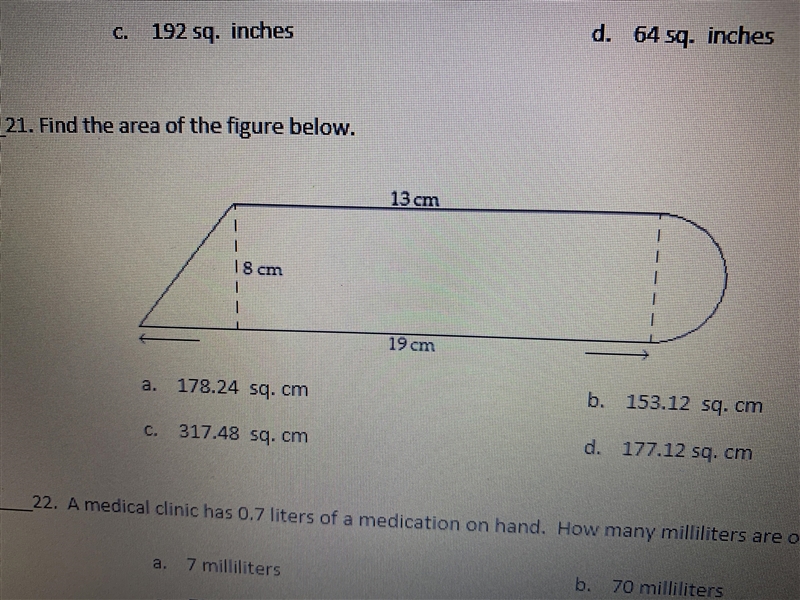 Find the area of the figure below-example-1