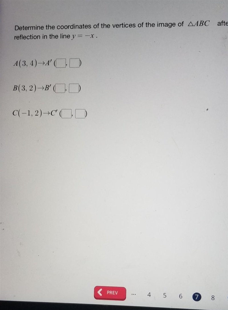 Determine the coordinates ​-example-1