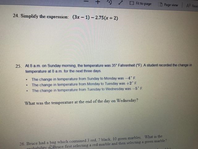 I was having trouble solving #25 of this packet. Can you help?-example-1