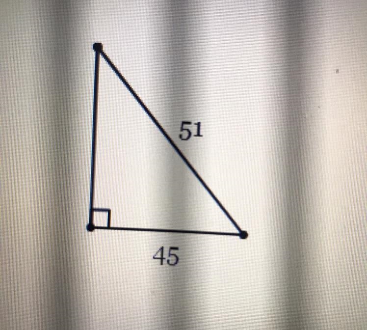 Find the exact length of the third side.-example-1