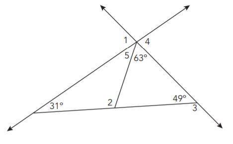 What does my teacher not get idk how to do thisss!! Determine the unknown angle measures-example-1