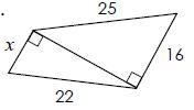 Solve for x. Round to the nearest tenth.-example-1