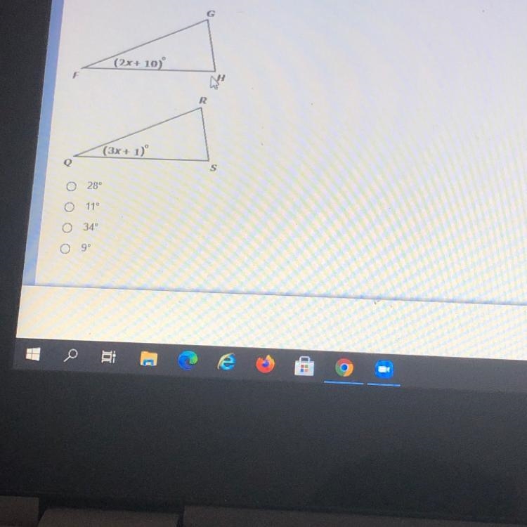 Find the angle Q and give me X-example-1