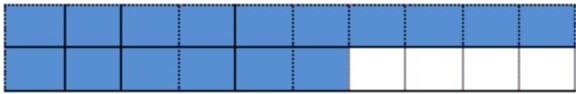 PLEASE HURRY!!!! Aiden needs to find the percent of shaded squares in the bar diagram-example-1