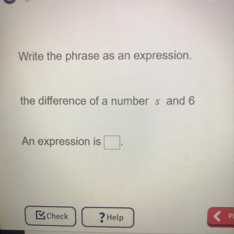 An expression is ???-example-1