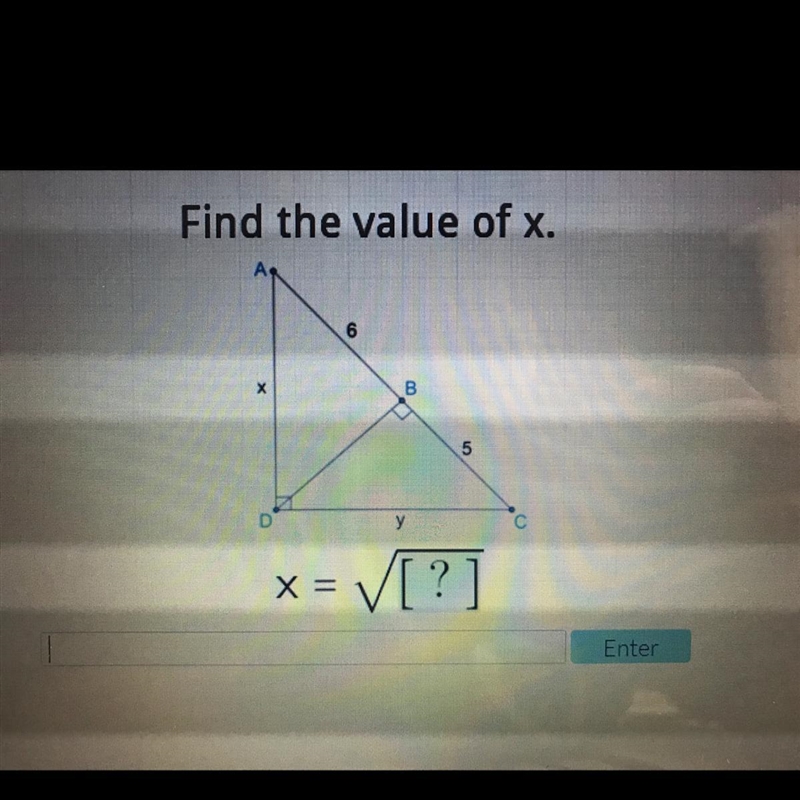 Find the value of x.-example-1