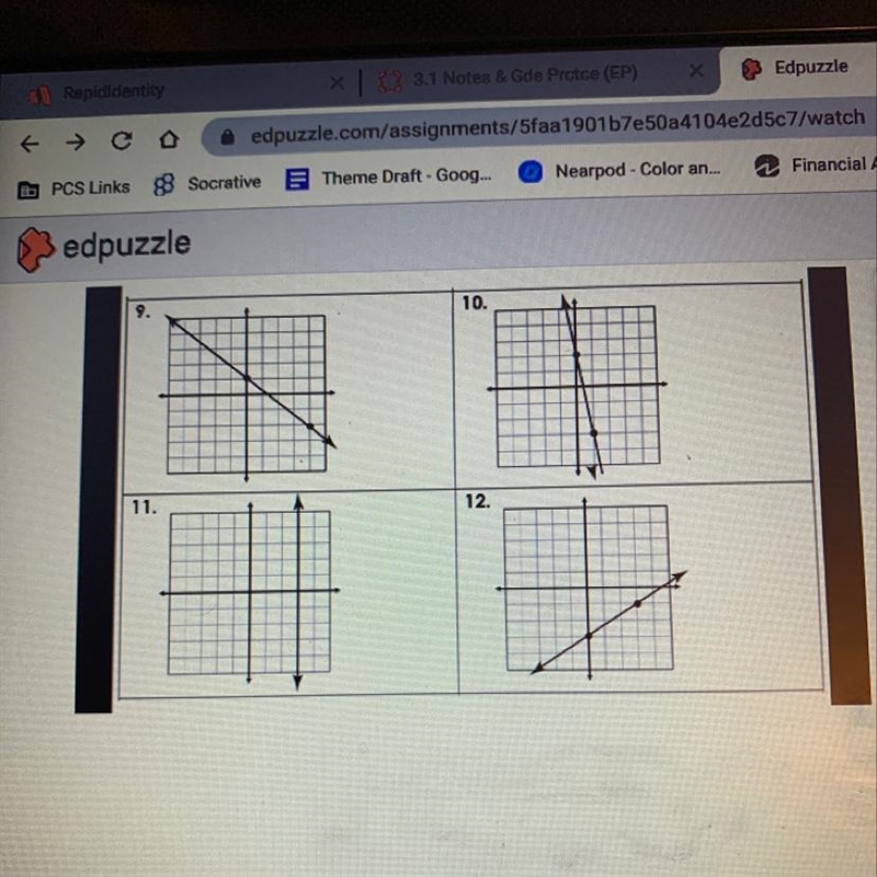 What are the slopes the these graphs ? PLEASE ANSWER-example-1