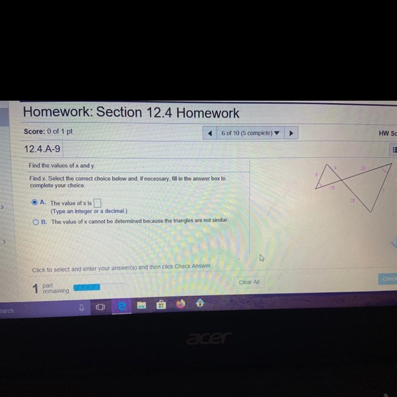 What are the x & y values?-example-1