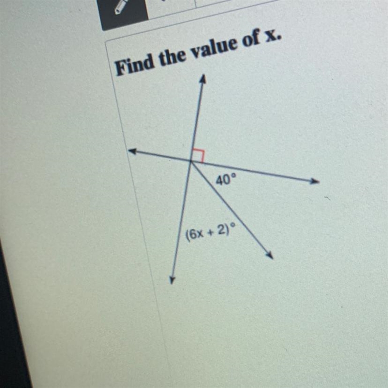 Find the value of x.-example-1