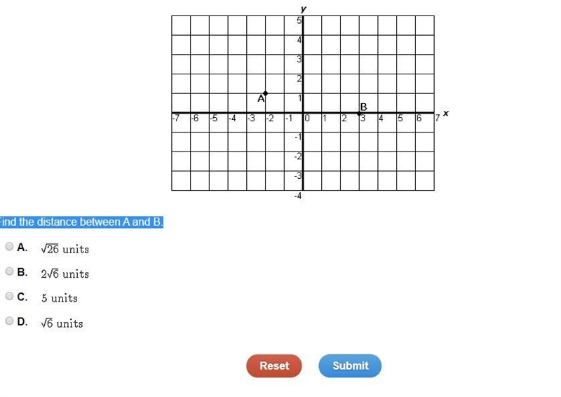 Find the distance between A and B.-example-1