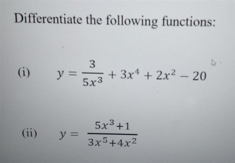 How to differentiate functions​-example-1