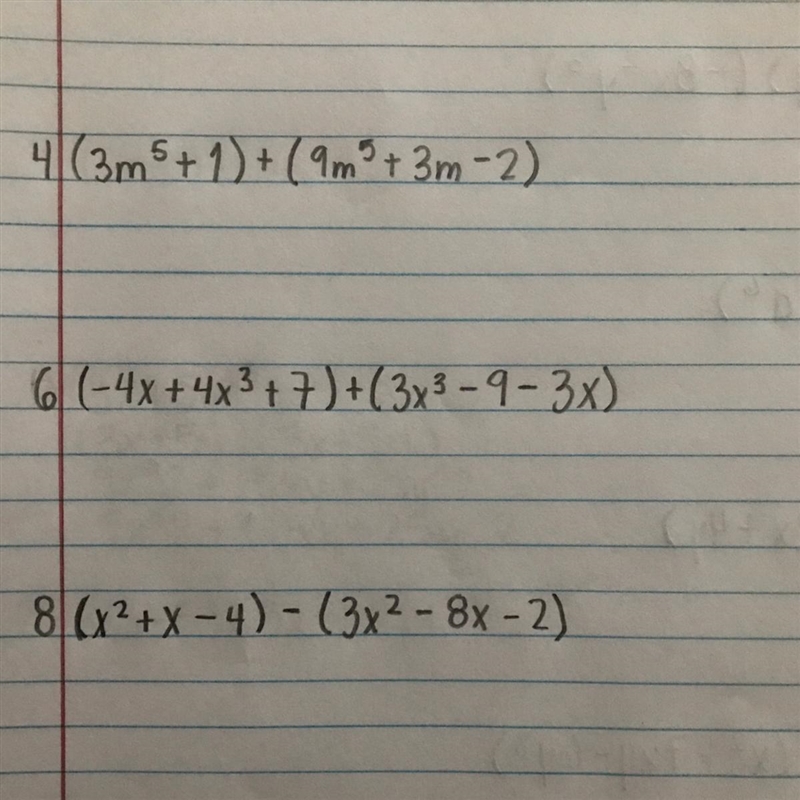 Add the polynomials (Write answers in descending order)-example-1